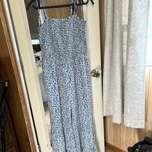 Floral Blue Jumpsuit